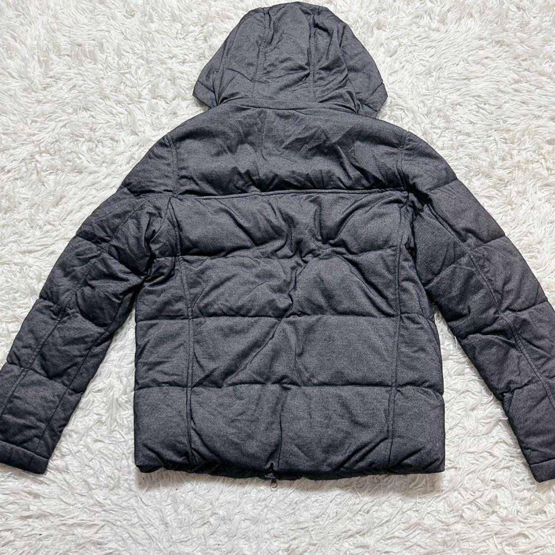 【c6808】FRED PERRY ダウンジャケット グレー