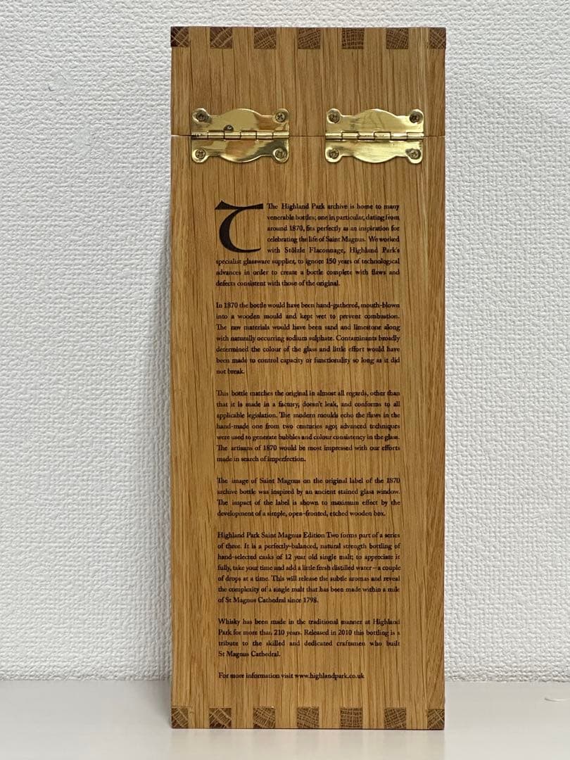 ウイスキー highland Park 木箱 12years 700ml