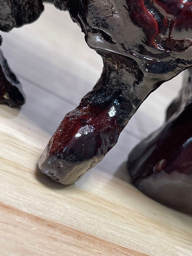 天然石高品質高透明‼️水晶　手彫り　白菜の形に彫刻した物　白水晶