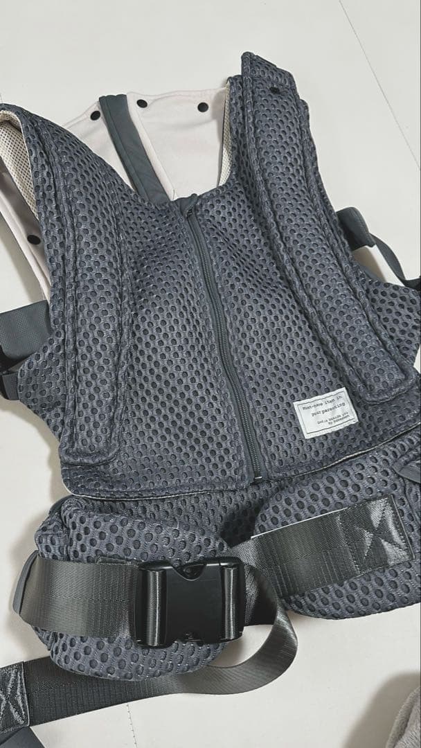 bebe swan ベベスワン　抱っこ紐 チャコールグレー