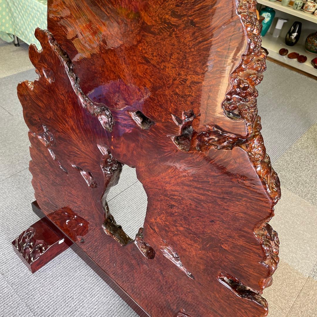 屋久杉、屏风，花梨，花梨瘤 ，瘤杢，玉杢，