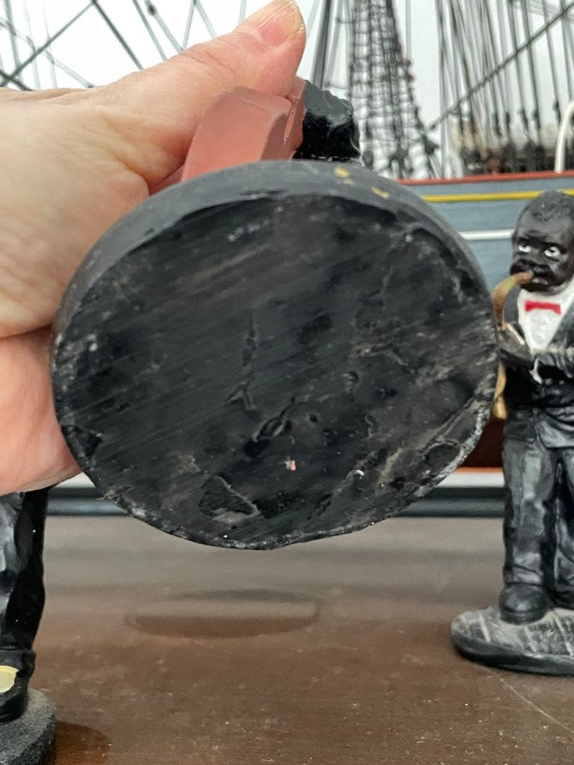 アンティーク 音楽家 陶器フィギュア 6体セット