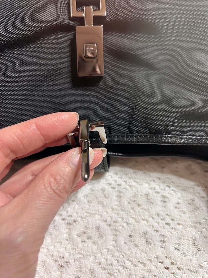 GUCCI グッチ ワンショルダーバッグ ジャッキー ナイロン　レザー 肩掛け