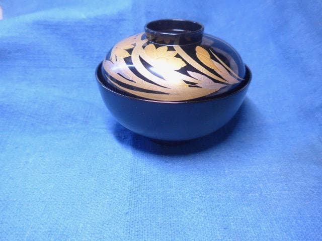 美品です　平安堂の貴重な高級蒔絵椀　草花蒔絵　吸物椀　６客