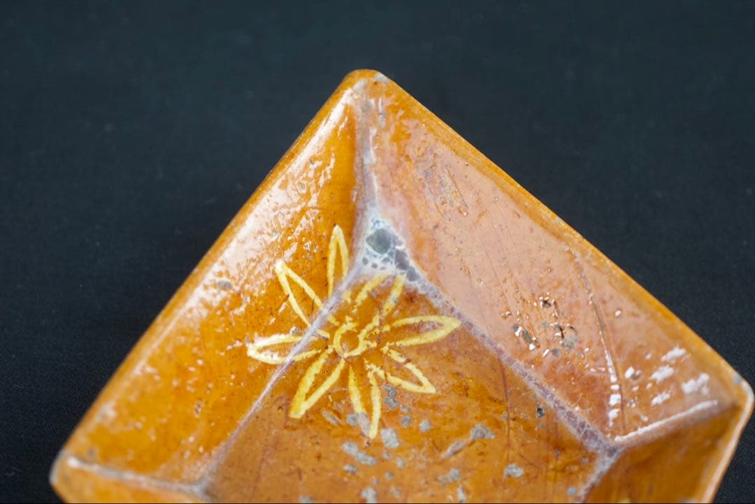 八代 大樋長左衛門 (大樋宗春) 造 菱皿 向付 20客 共箱 懐石料理道具