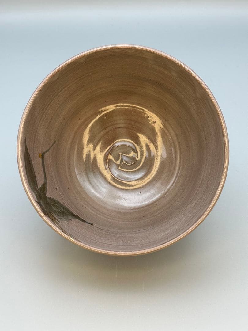 茶道具　茶碗　田中寿宝　乾山写鶴