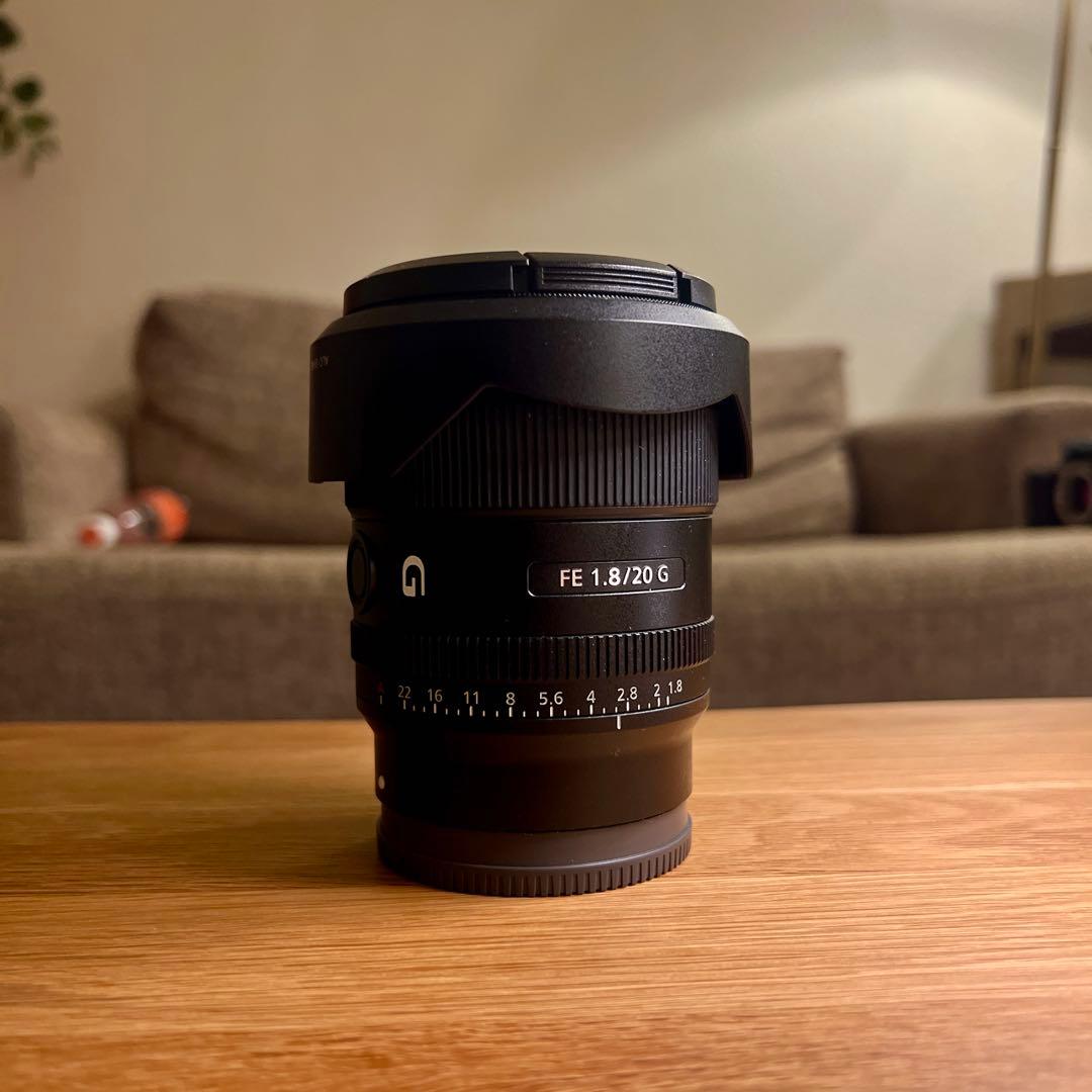 【極美品】SONY単焦点 FE 20mm F1.8 G 純正レンズカバー付
