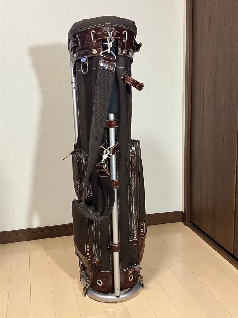 【ほぼ未使用•廃盤品】木の庄帆布　フレームウォーカー　キャディバッグ