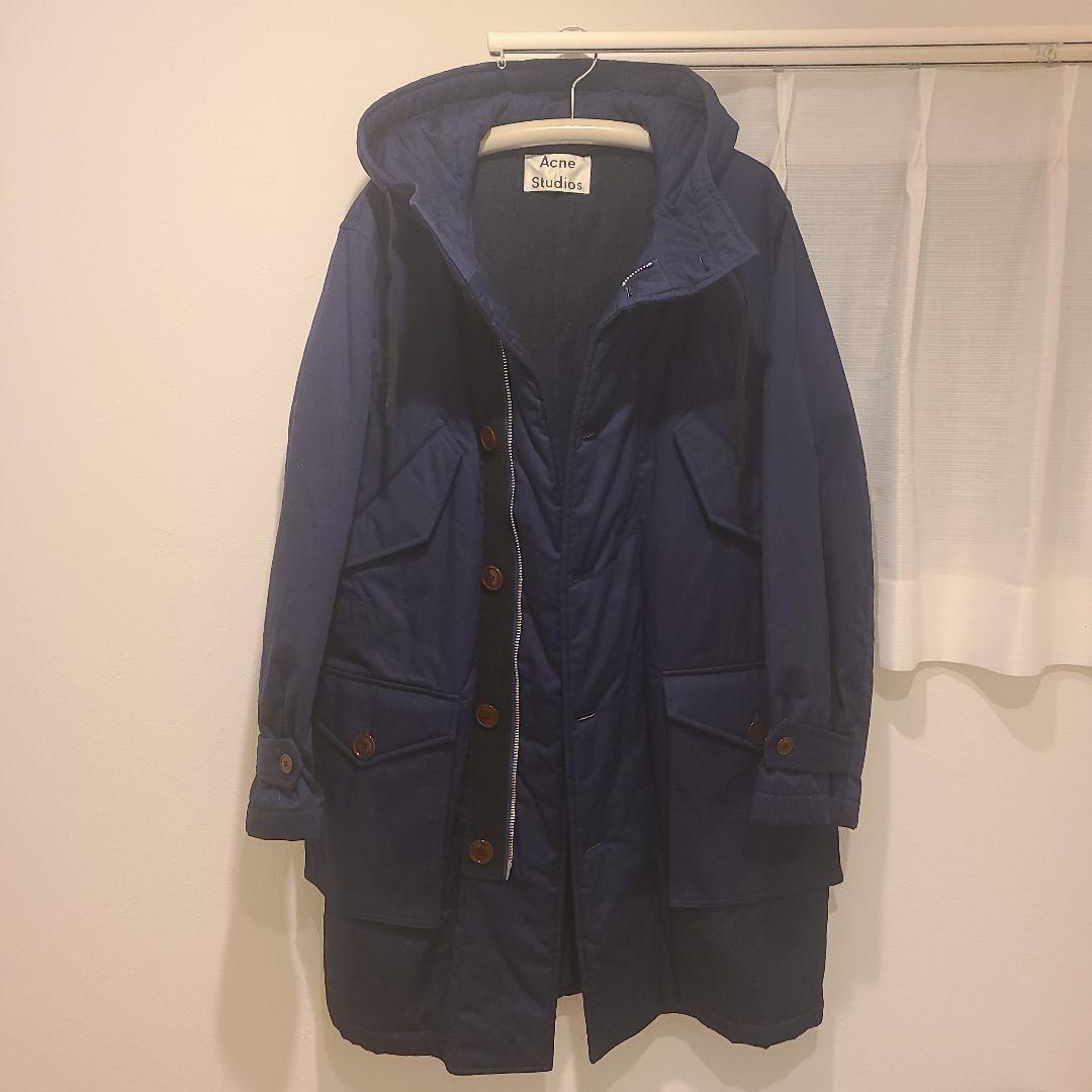 Acne Studios ネイビー モッズコート