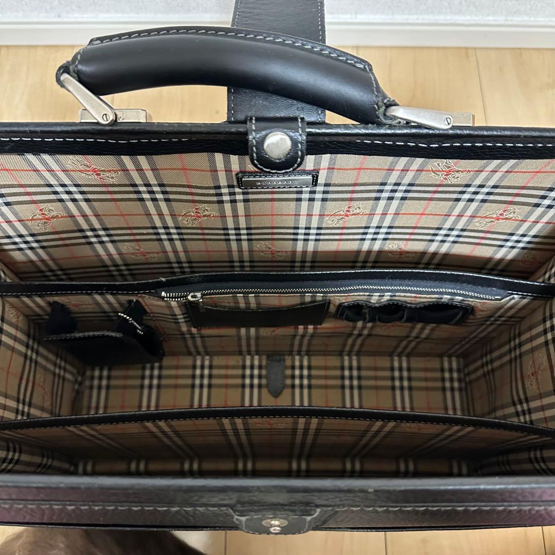 値引きBurberry ダレスバッグ シルバー金具