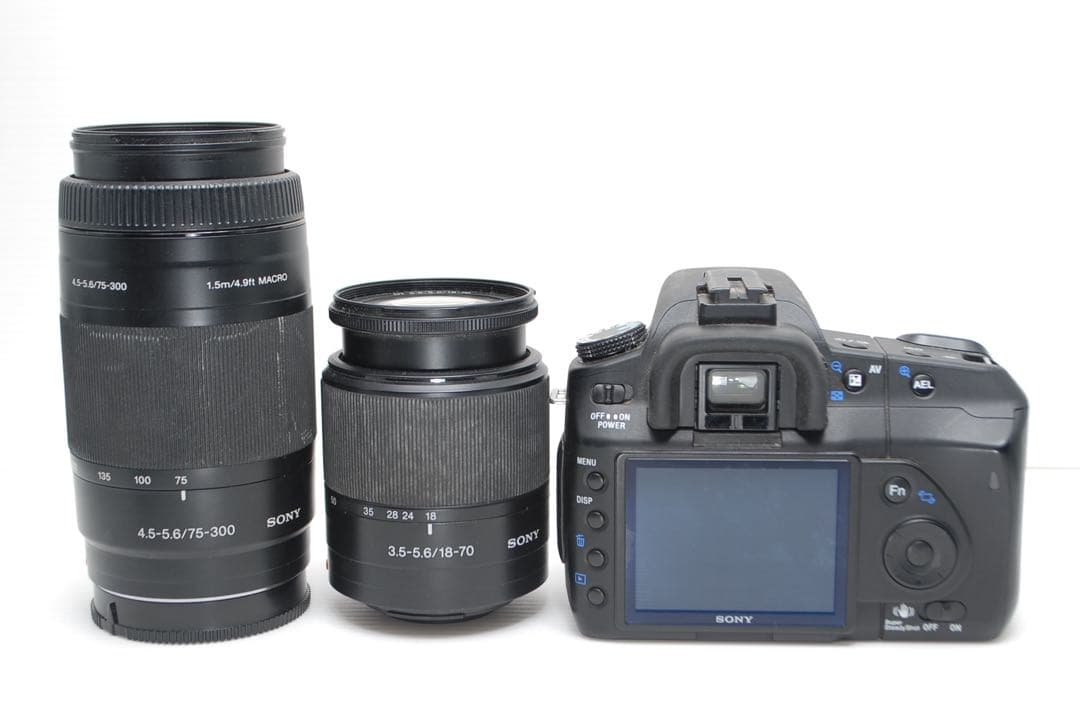 ❤️手ぶれ補正付き❤️SONY α200 ダブルレンズセット 初心者おすすめ美品