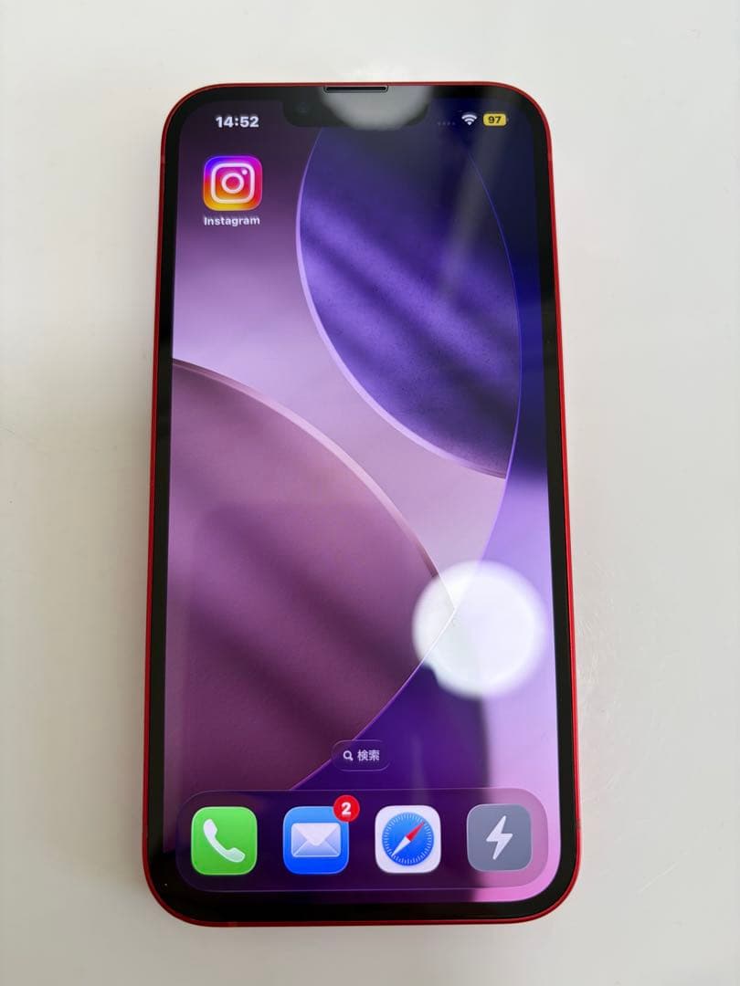 【超美品】Apple iPhone 13 (RED) 128GB 箱ケーブル付