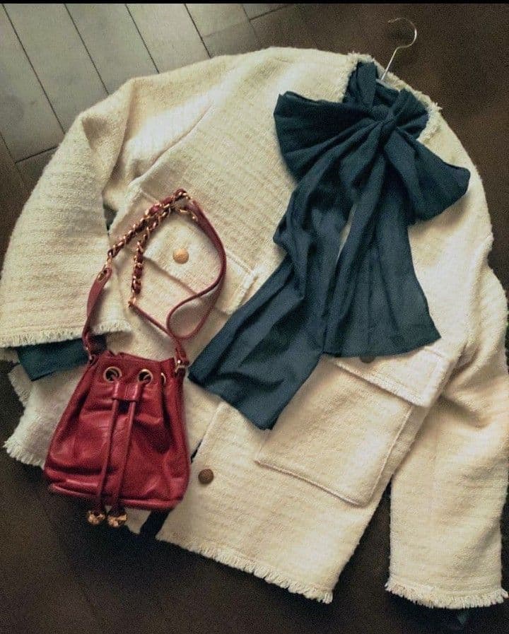 【美品】Whim Gazette 　ウィムガゼット　ボウタイシャツ　ボウブラウス