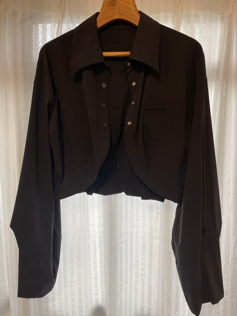 Dawn HAORI SHIRT BOLERO ブラック ¥24,200