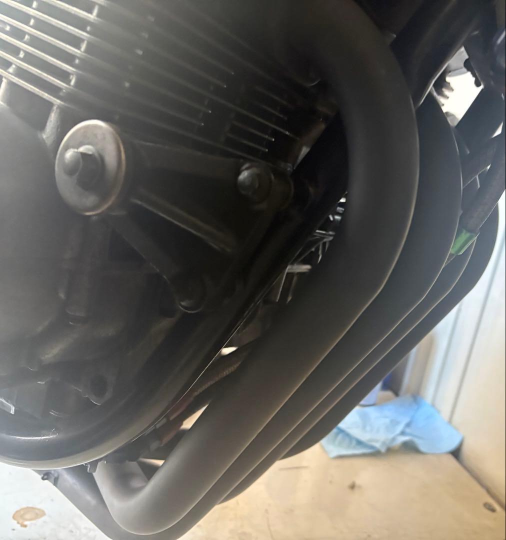 シ*G様 ゼファー400 DJガニマタ 6分割 マフラー ブラック