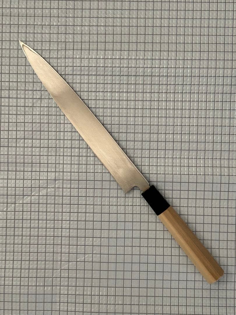 仙助 包丁 柳刃包丁 刺身包丁 240mm ステンレス 水牛八角柄 柳刃