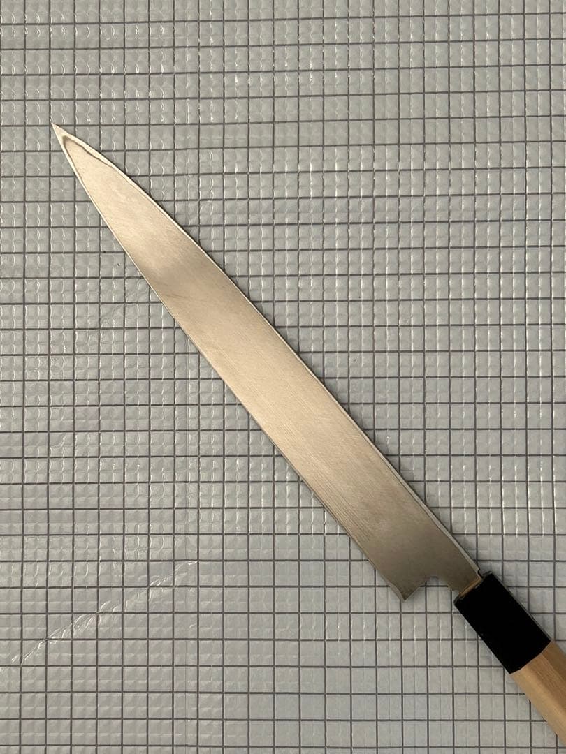 仙助 包丁 柳刃包丁 刺身包丁 240mm ステンレス 水牛八角柄 柳刃