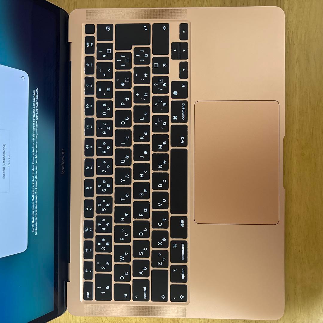 MacBook Air 13.3インチ ローズゴールド M1チップ 箱付美品