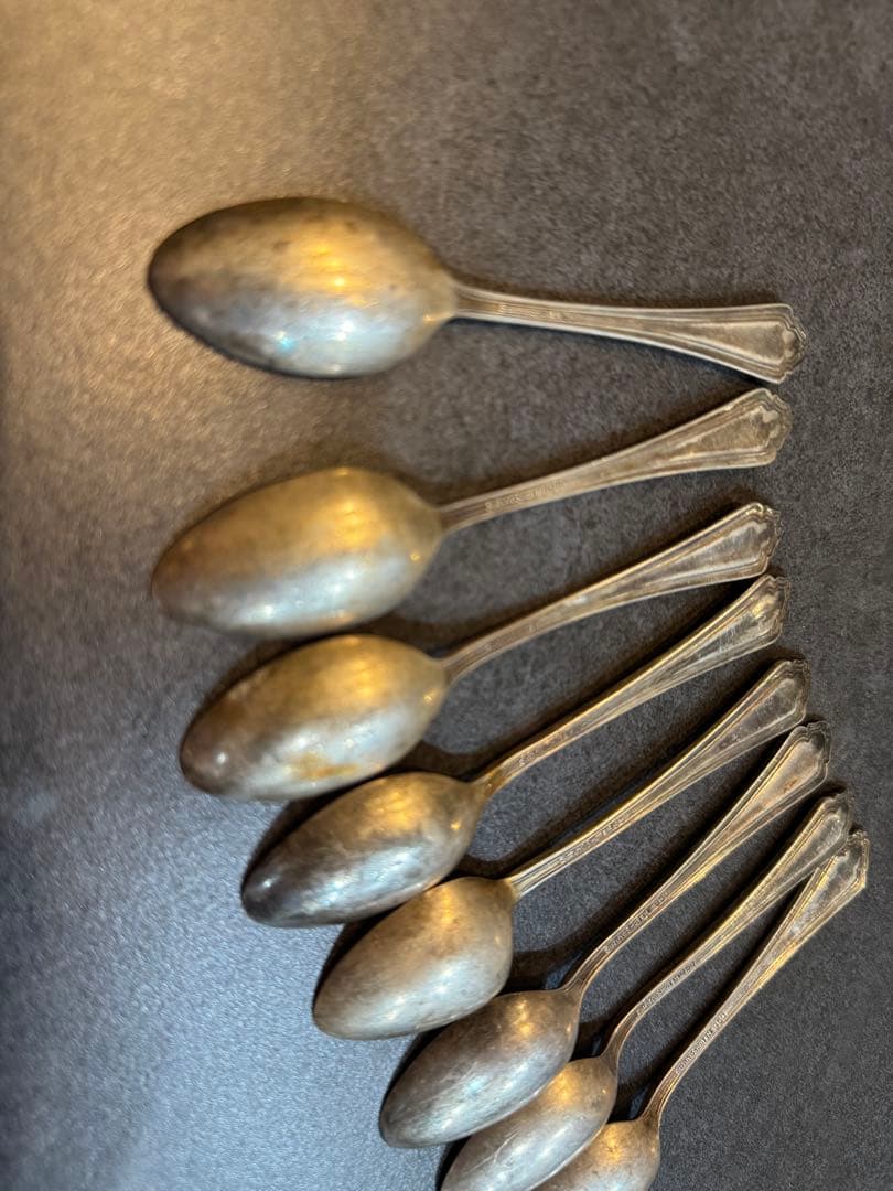 アンティークスプーン8本セット　シルバー950