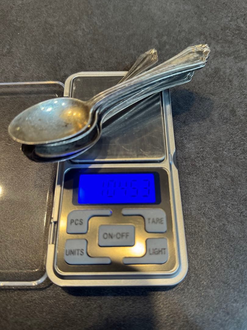 アンティークスプーン8本セット　シルバー950