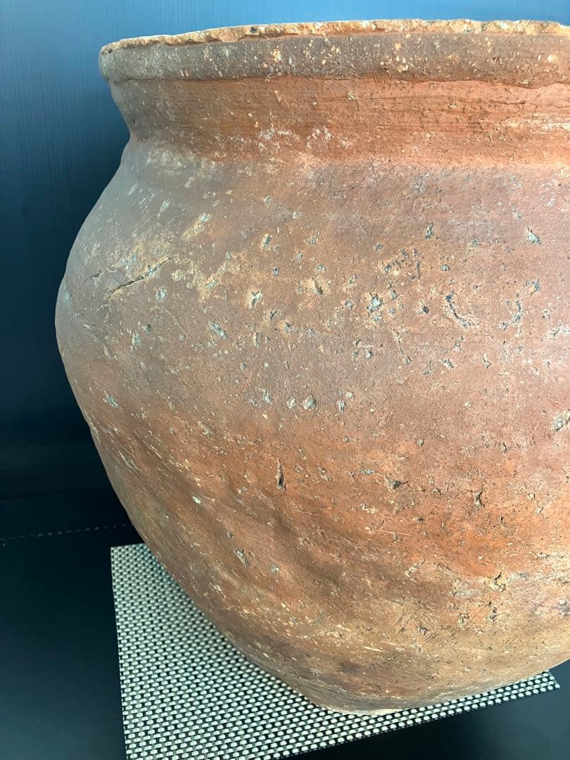 古信楽焼　大瓶　江戸中期　鑑定書付　高さ50.5cm 保存状態良　骨董品