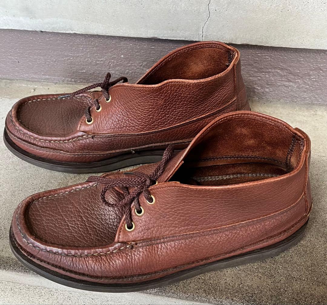 S*g様 ラッセルモカシン　スポーティングクレイチャッカ　　ブラウンレザー　28