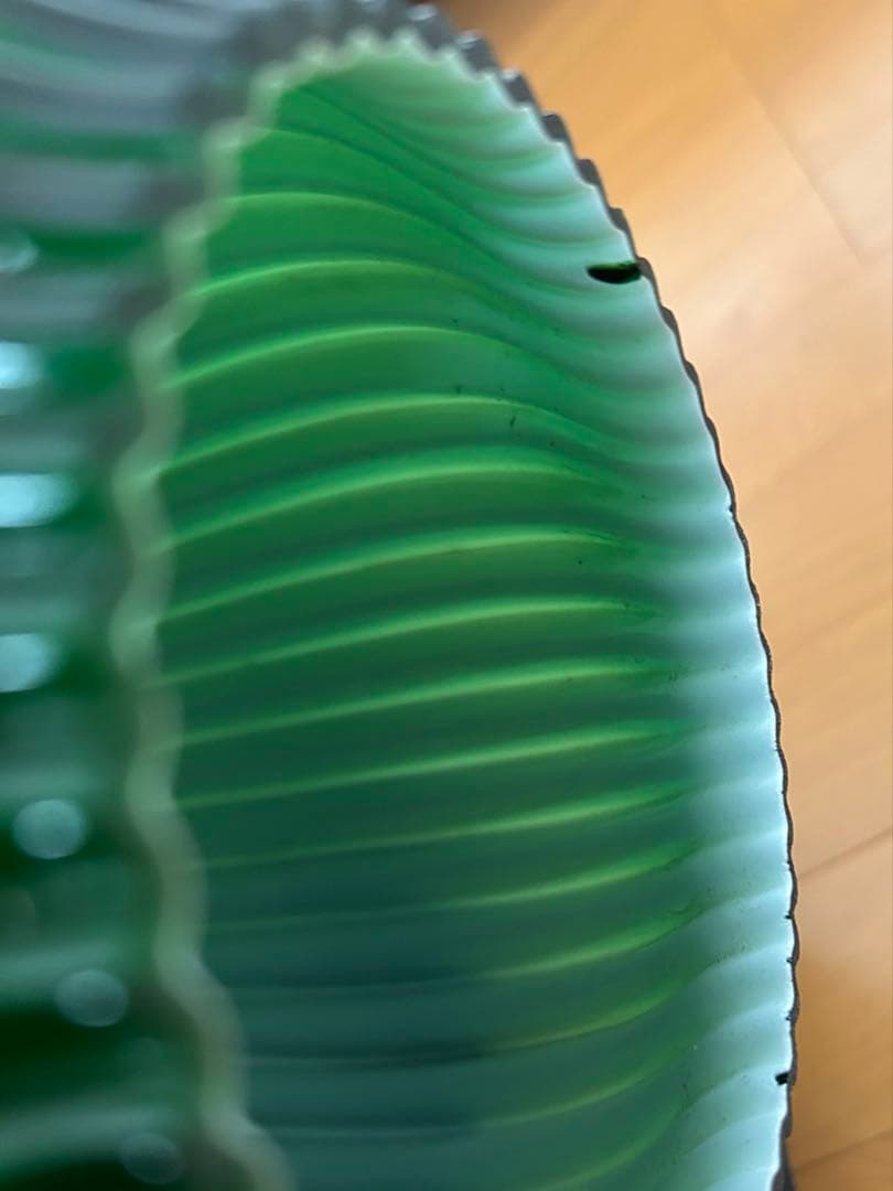 ペンダントライト　アンティーク　グリーンガラス 天井照明