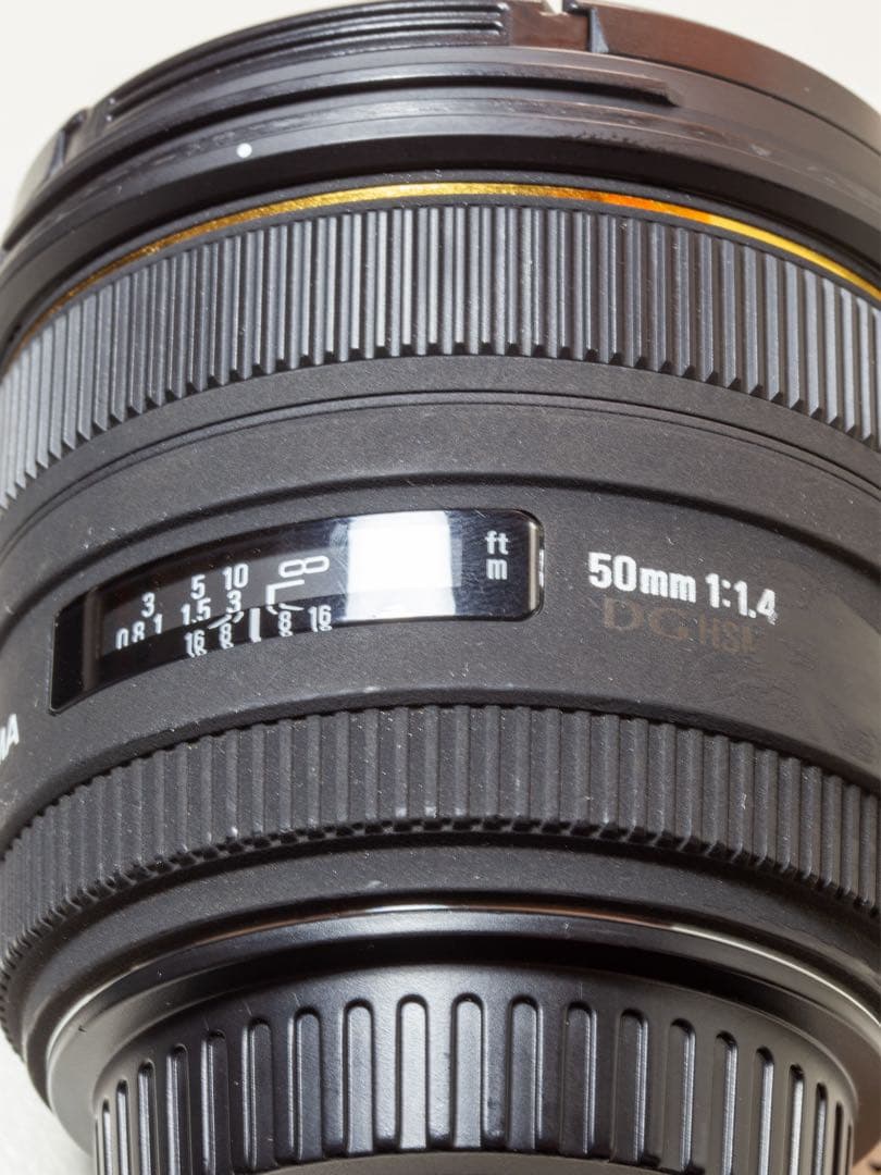 【並品】SIGMA 50mm F1.4 EX DG HSM Canon EF