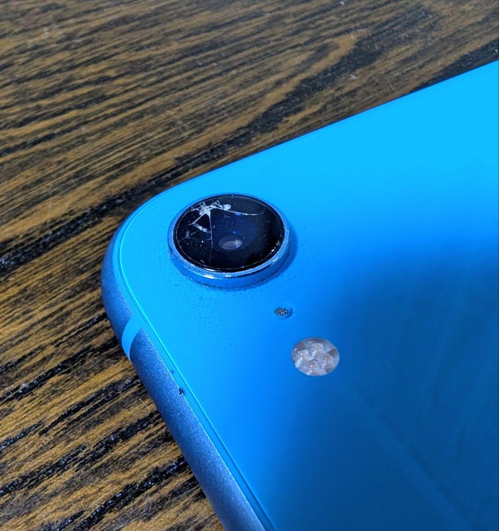 ま*。様 Apple iPhone XR 青 256GB docomo