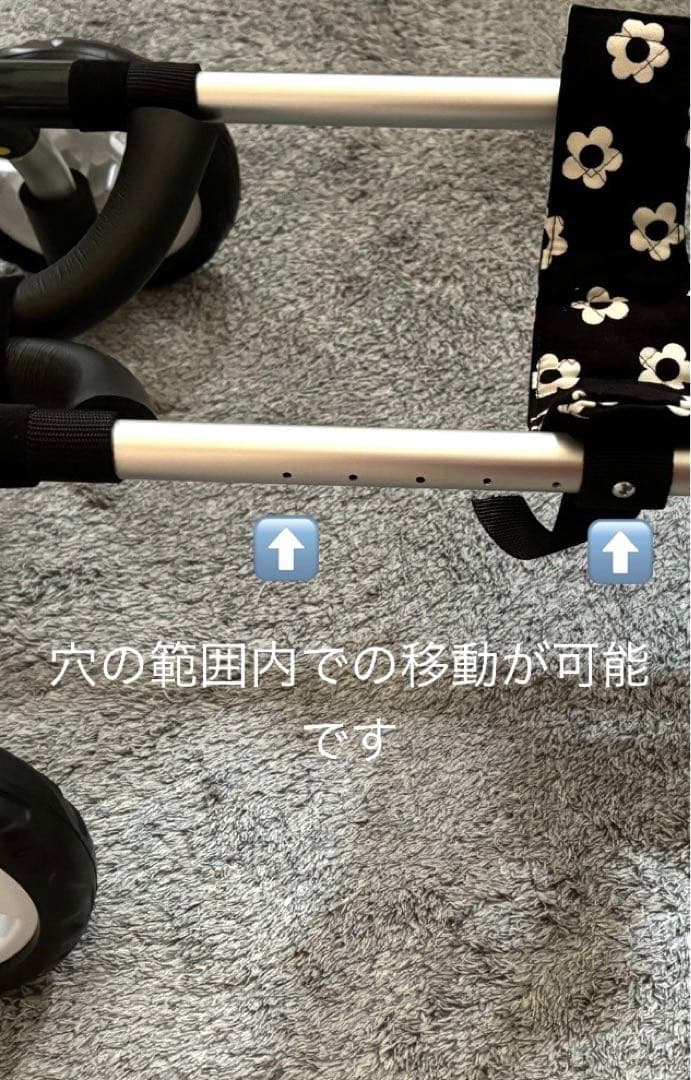 犬用車椅子　犬の歩行器　4輪　顎乗せ付き　手足が弱くなってきた子