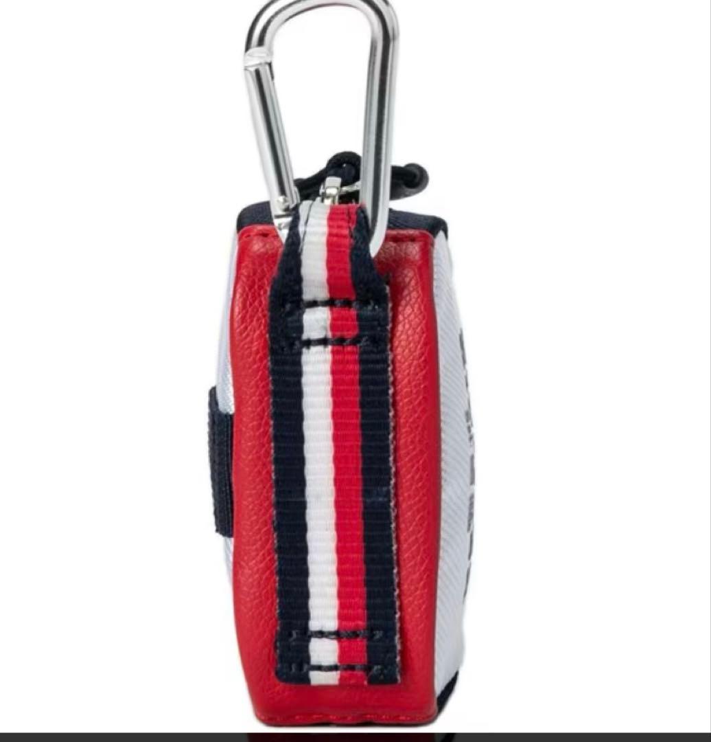 新品　2025 トミー ヒルフィガー ゴルフ　キャップ クール ボールポーチ