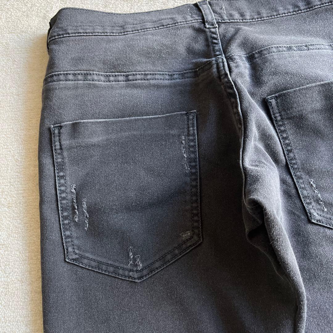 フェンディ　ブラックデニム　ジーパン　パンツ　　モンスター