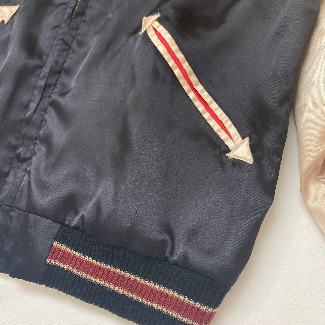 東洋エンターブライズ クローバーリーフ　スカジャン リバーシブル 2way 黒