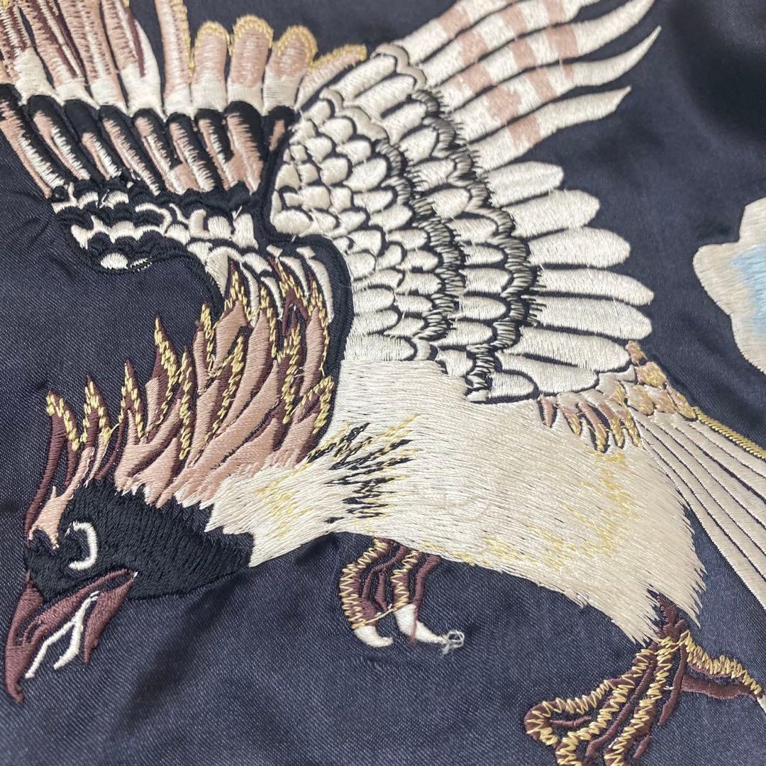 東洋エンターブライズ クローバーリーフ　スカジャン リバーシブル 2way 黒