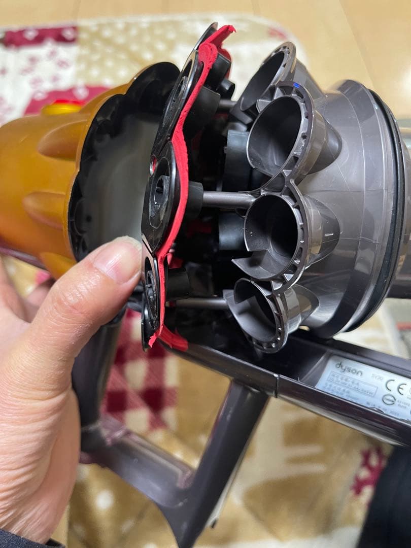 【美品】Dyson v12 sv３０detect slimエコーモード74分