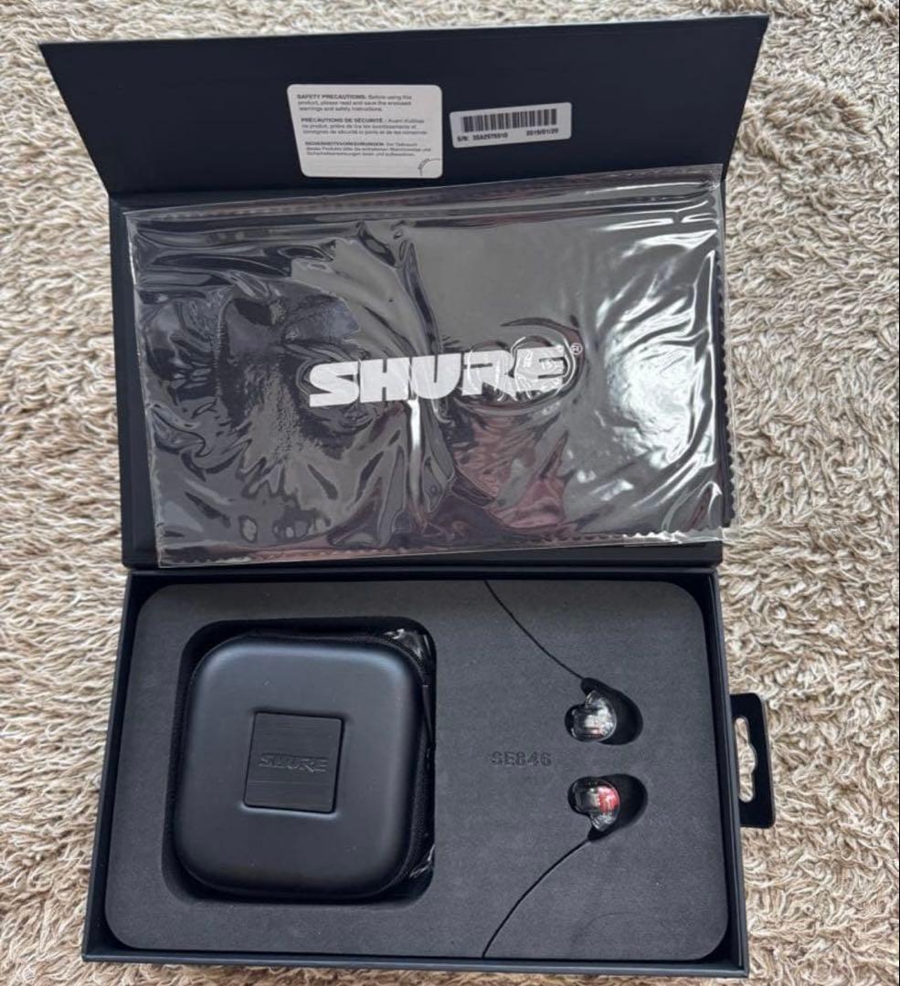 【美品】SHURE SE846 第一世代 クリア