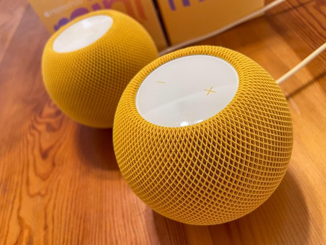 お値下げしました【美品】Apple Pod miniイエロー 2個セット