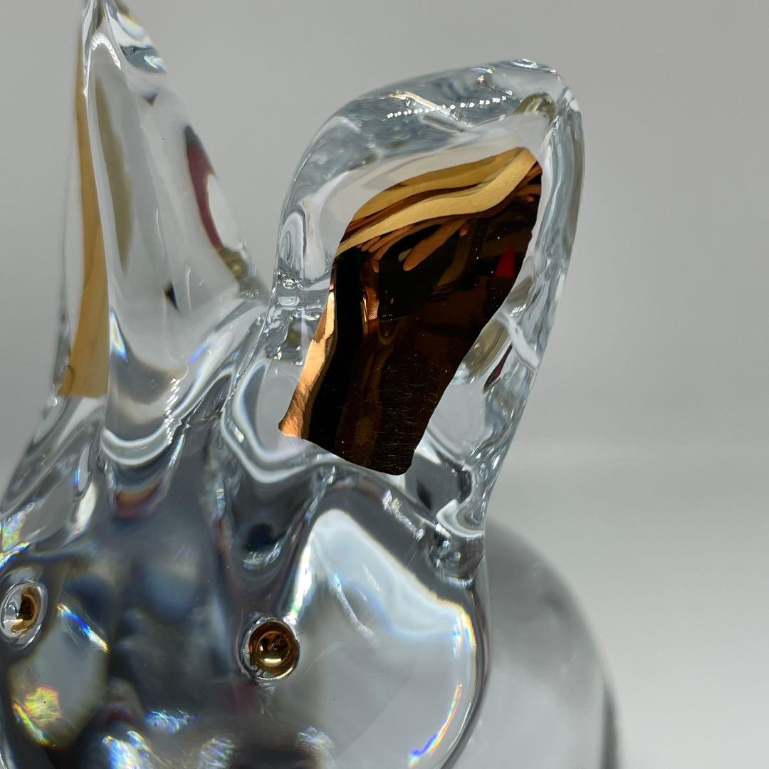 バカラ ミニマルズ うさぎ クリスタル 置物 箱付