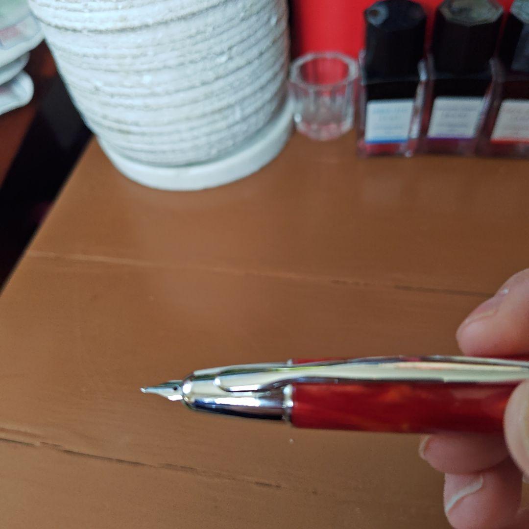 【6/8日まで】PILOT Capless se マーブルオレンジ 万年筆　M