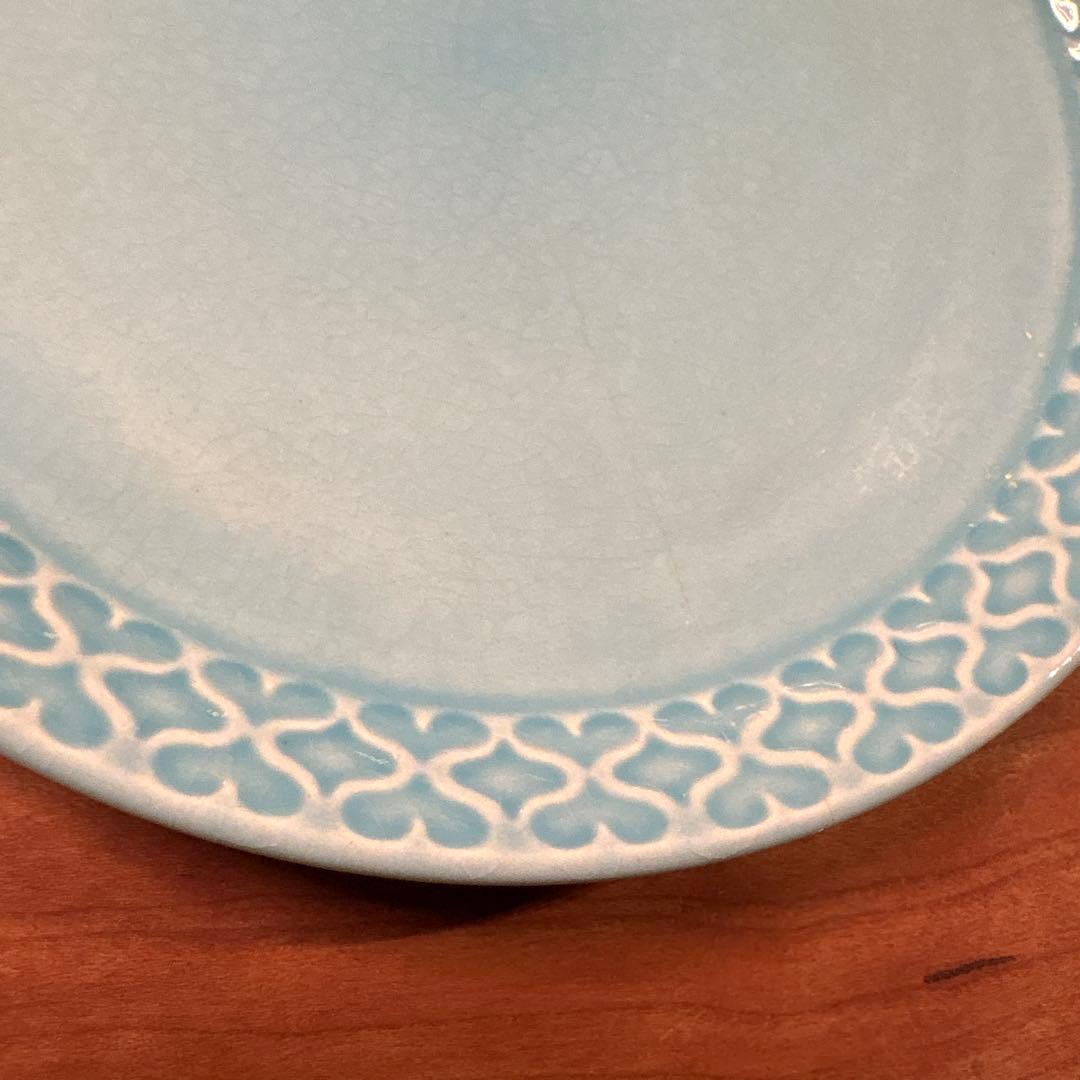 クイストゴー　コーディアルパレット　ターコイズ　17cm ケーキプレート