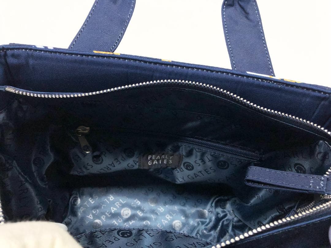 ○★新品未使用　PEARLY GATES　チェーンモチーフ柄　カートバッグ