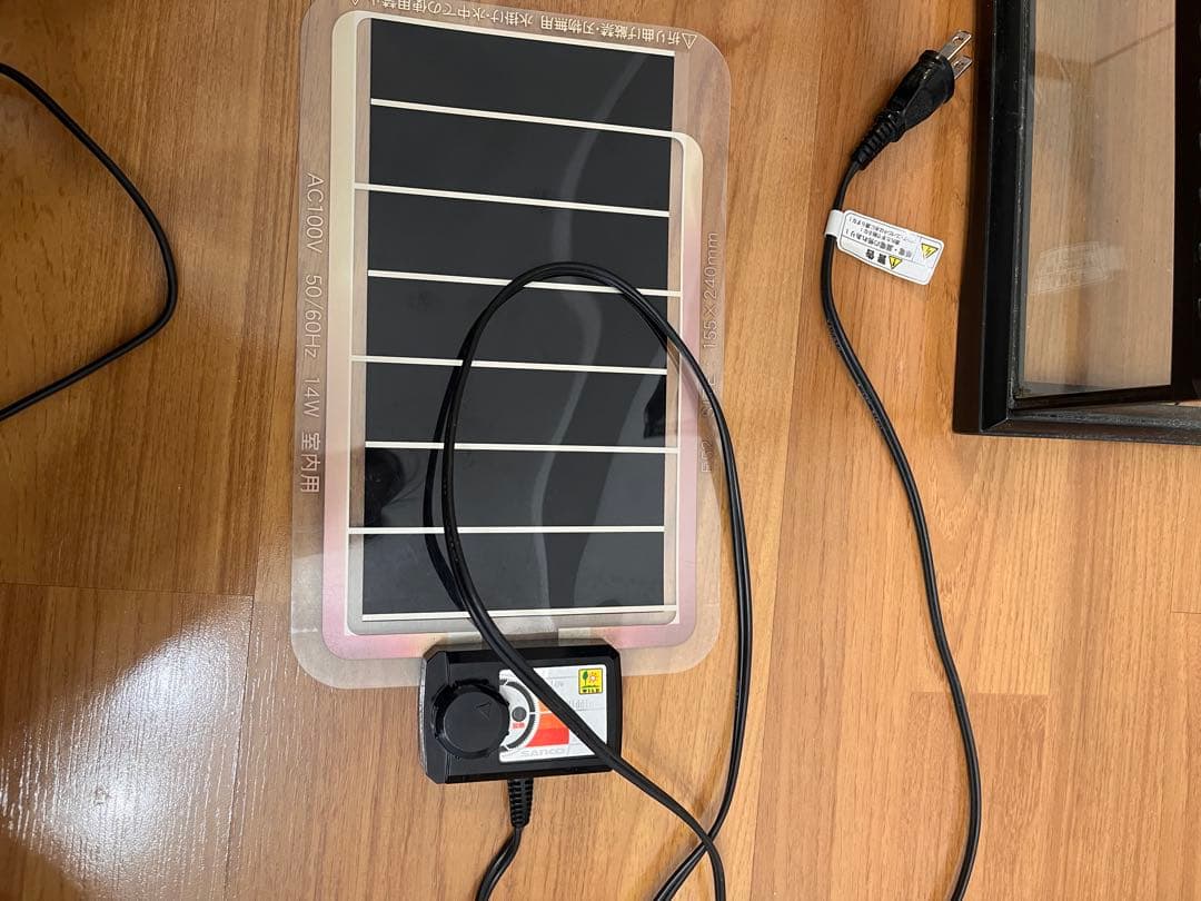 ジェックス　グラステラリウム3030 暖突s パネルヒーター　飼育セット