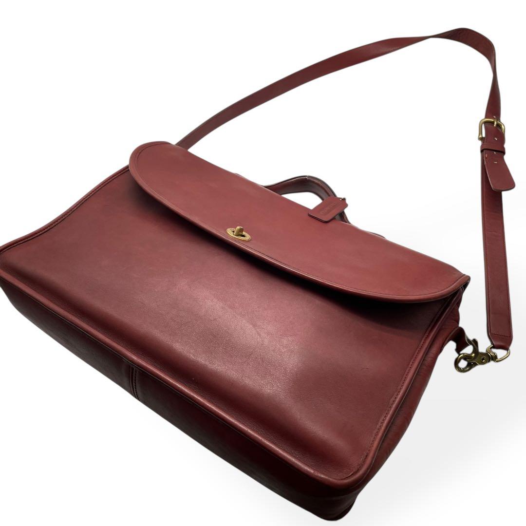 美品　COACH オールドコーチ　2way ビジネスバッグ　USA製　希少カラー