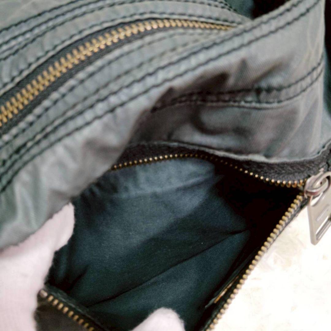 DIESEL y2k 00s archive ハーフムーン 三日月バッグ グレー