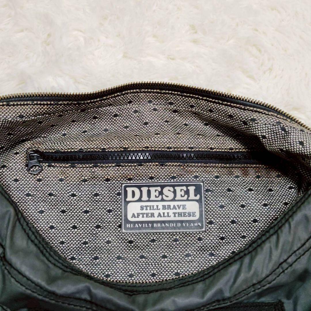 DIESEL y2k 00s archive ハーフムーン 三日月バッグ グレー