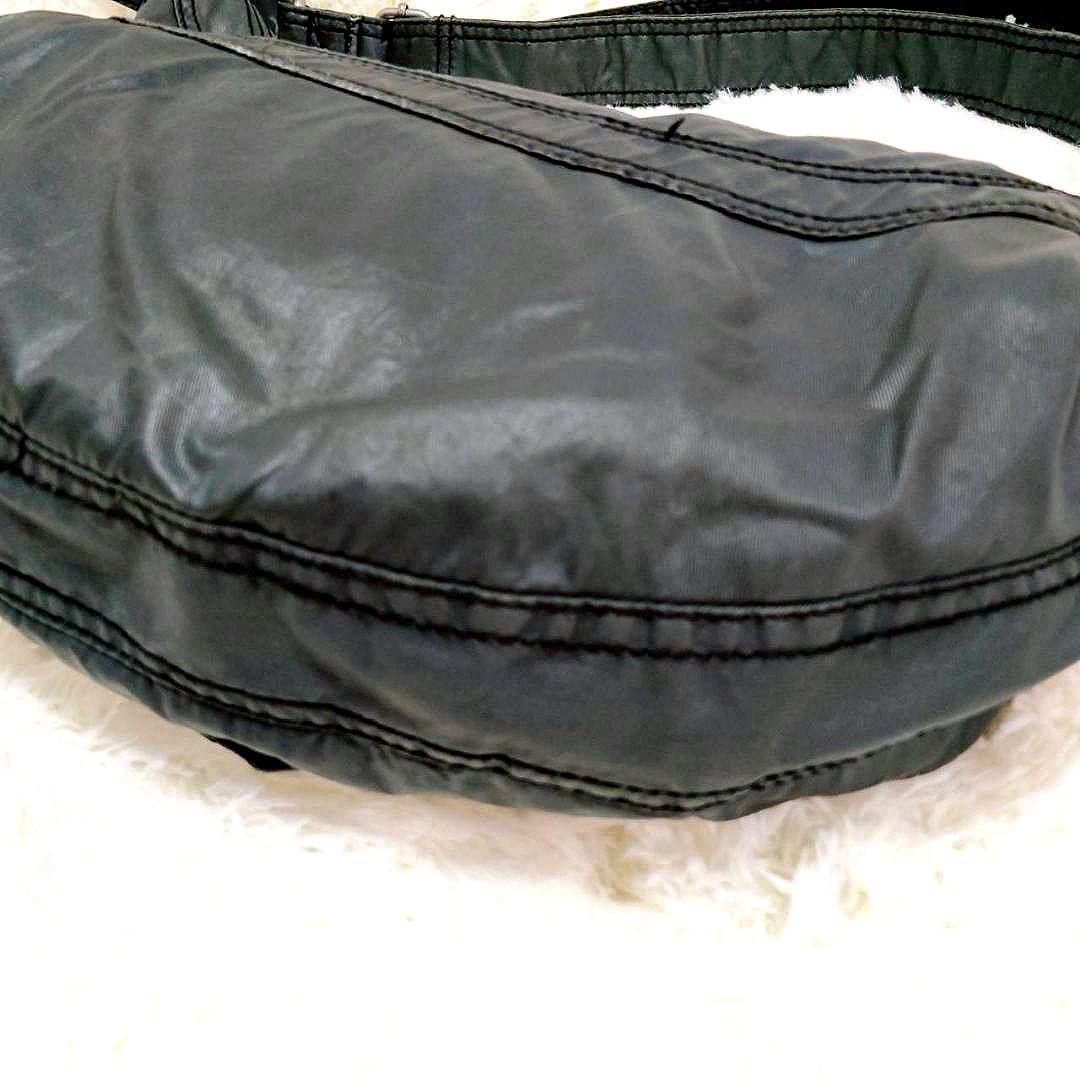 DIESEL y2k 00s archive ハーフムーン 三日月バッグ グレー