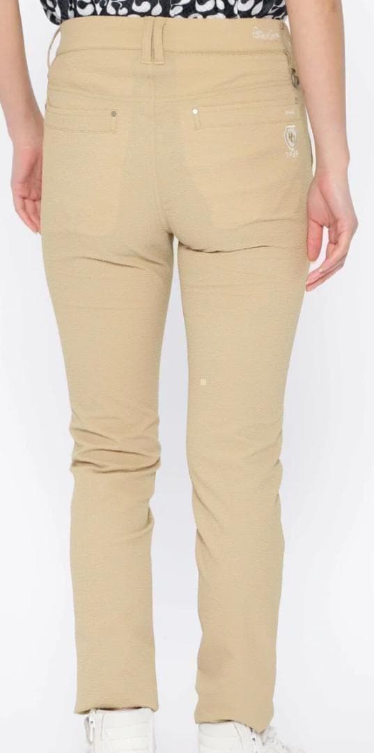 パーリーゲイツ ポリエステルサッカーストレッチパンツ サイズ0 新品