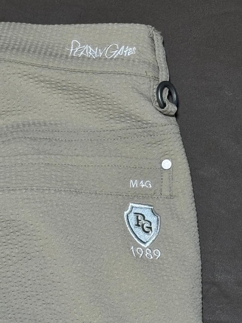 パーリーゲイツ ポリエステルサッカーストレッチパンツ サイズ0 新品