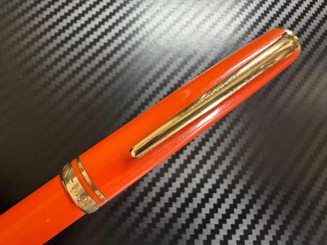 美品 モンブラン ジェネレーション オレンジ ペンシル 0.7mm