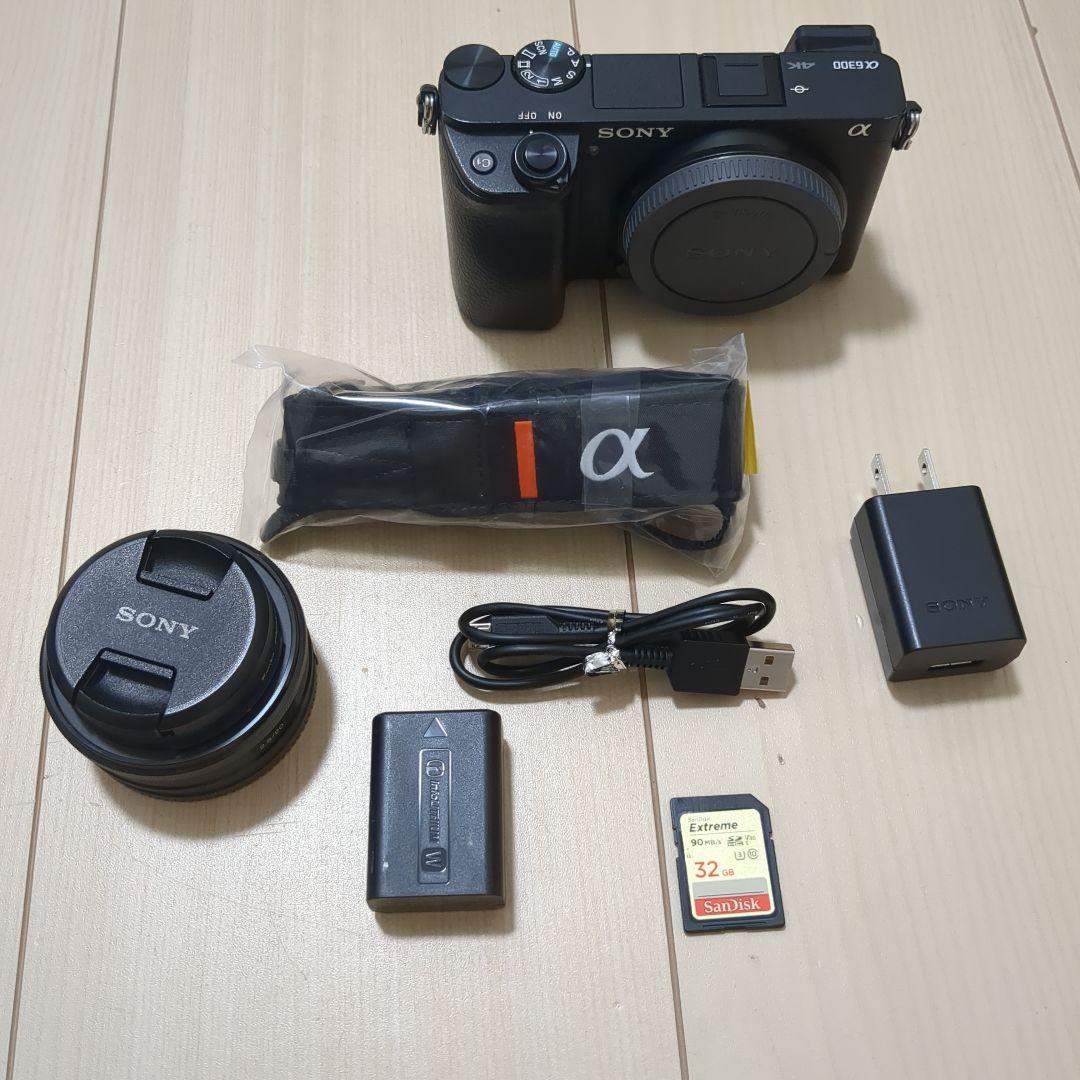 【レンズセット価格】SONY α6300 ボディ+レンズ